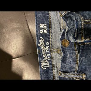 Mens Wrangler Retro Slim Boot Jeans